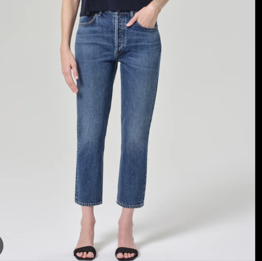 Agolde Riley Crop Jeans - Picture 3 of 12